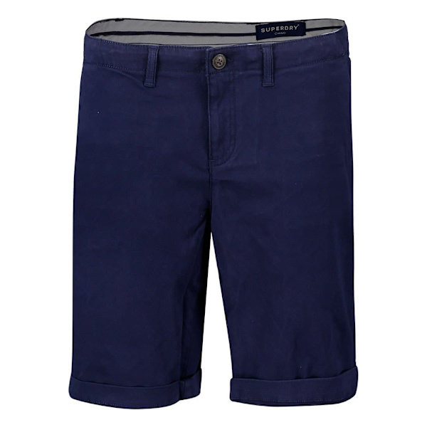 Superdry Chino Shorts City Blå XS Kvinna