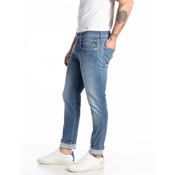 Replay Jeans M914y .000.661 Y74 Blå 30 / 30 Man