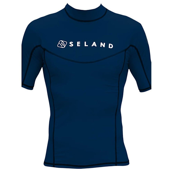 Seland Elastan Uv-suojattu Lyhythihainen T-paita Sininen XS Mies