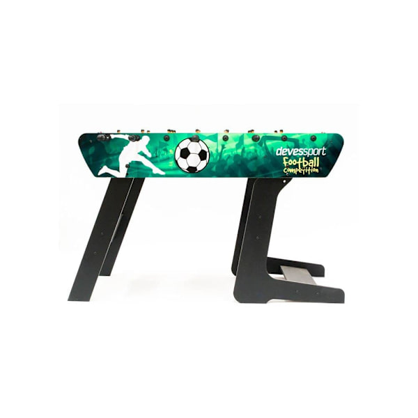 Devessport Hopfällbart Bord Fotbollsbord Svart