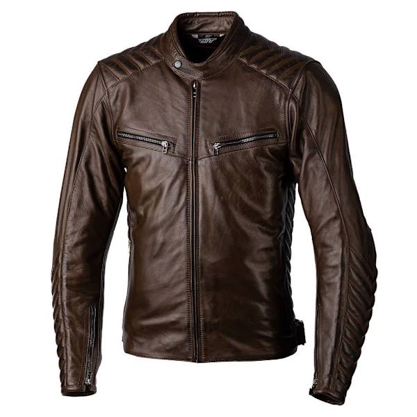 Rst Roadster 3 Ce Læderjakke Brun L Mand