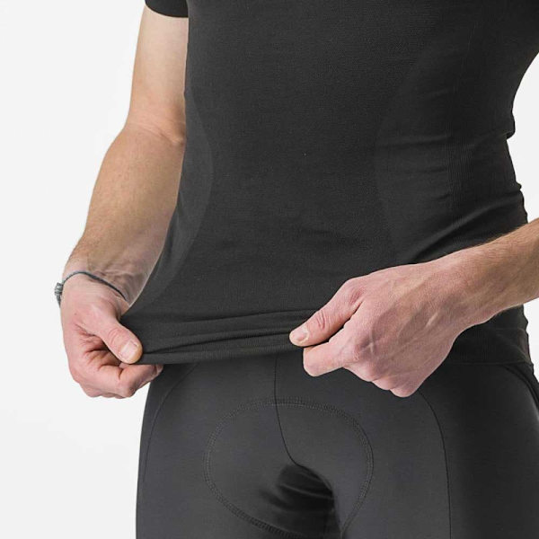 Castelli Kortärmad Baslager Core Svart S-M Man