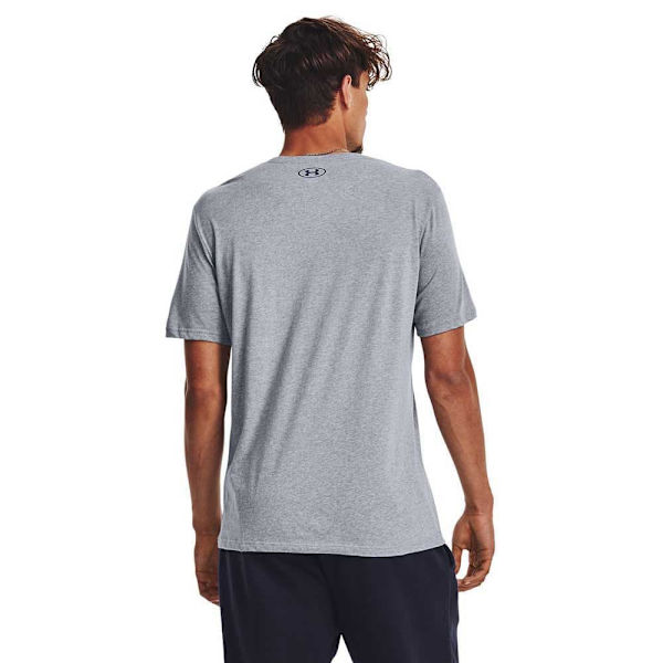 Under Armour Big Logo Fill Lyhythihainen T-paita Harmaa S Mies