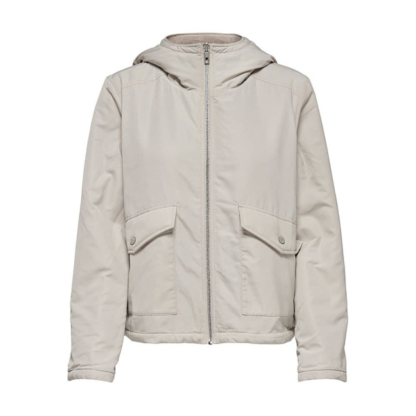 Only Dahlia Rev Jacka Beige L Kvinna
