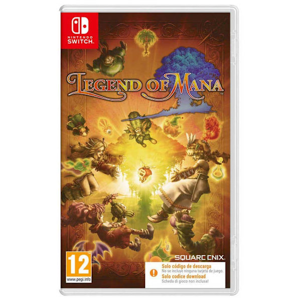 Square Enix Switch Legend Of Mana Cib Grönt PAL