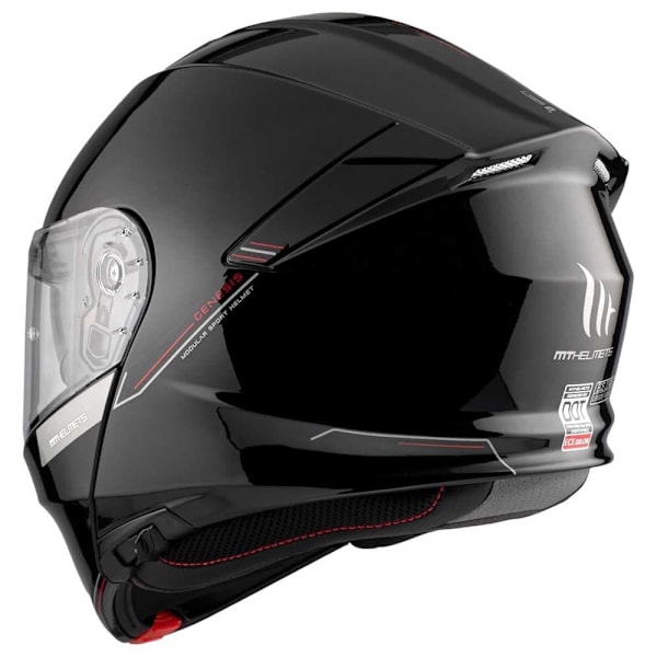 Mt Helmets Genesis Sv Modulær Hjelm Sort XL