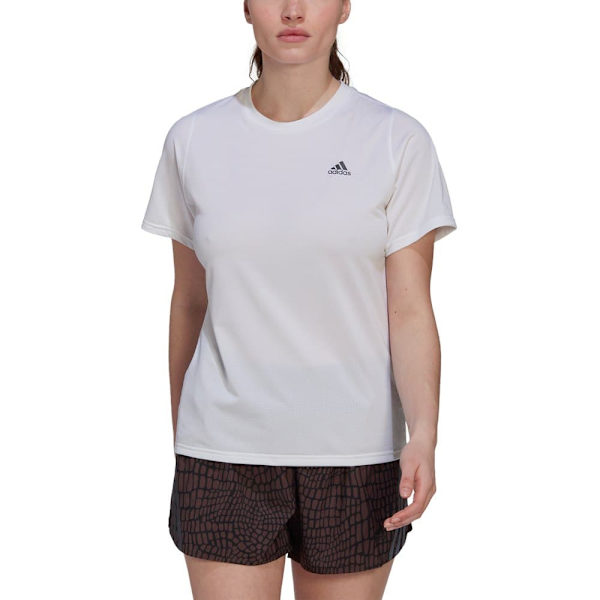Adidas Lyhythihainen T-paita Run Icons Valkoinen XS Nainen