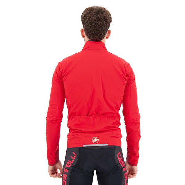 Castelli Elite Ros Jacka Röd M Man