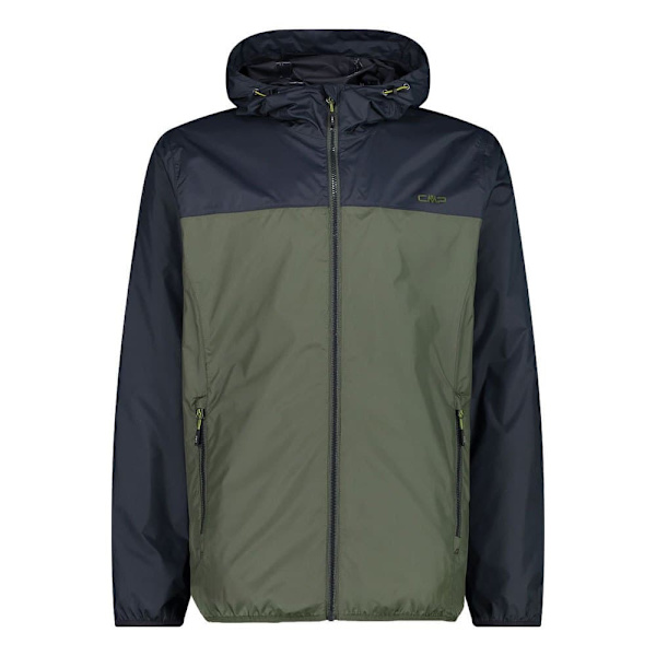 Cmp Jakke Rain Fix Hood 32x5807 Grøn 2XL Mand