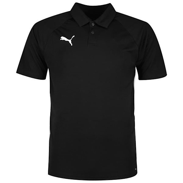Puma Kortærmet Polo Teamliga Sort M Mand