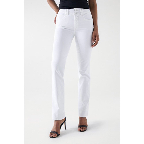 Salsa Jeans Secret Straight Fit Jeans Hvid 27 / 32 Kvinde