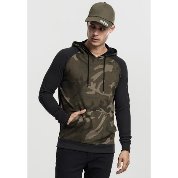 Urban Classics Sweatshirt Raglan Contract Grøn M Mand