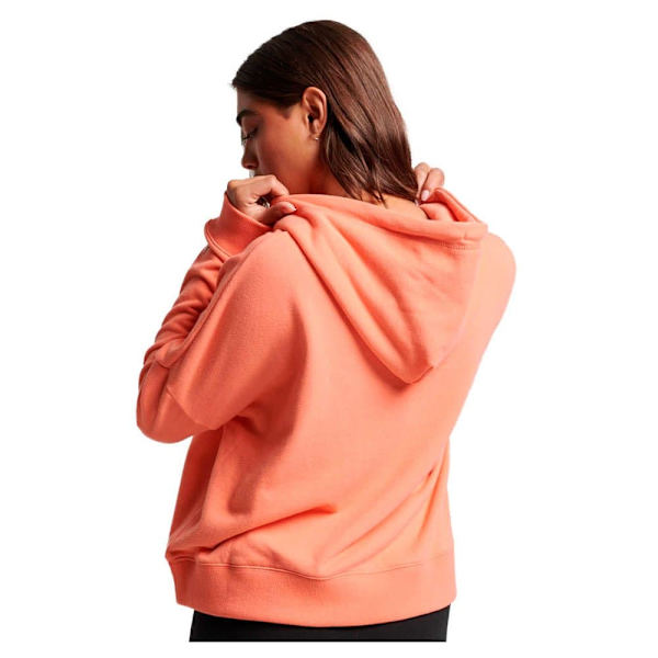 Superdry Luvtröja Sportswear Logo Boxy Orange XS Kvinna