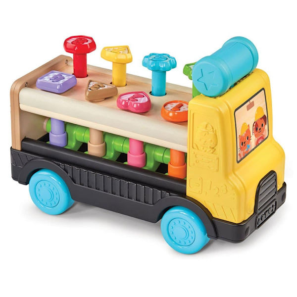 Leap Frog Tryck Tryck Form Lastbil Hammare Spel