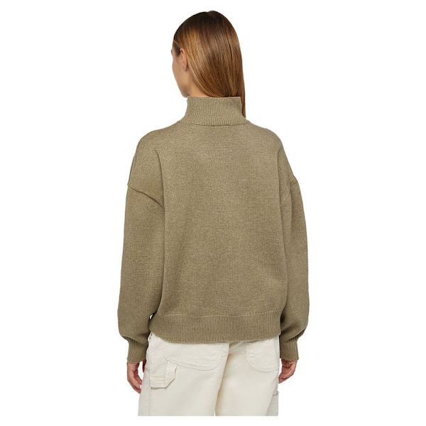 Dickies East Helena Halv Dragkedja Tröja Grönt L Kvinna