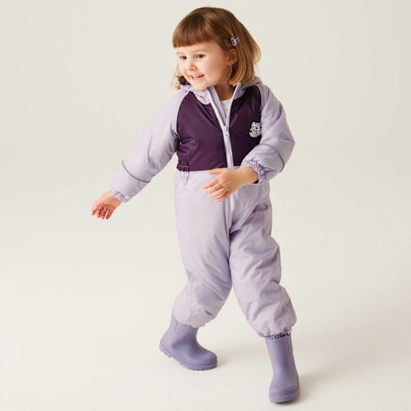 Regatta Mudplay Iii Overall Lila 24 Months-3 Years