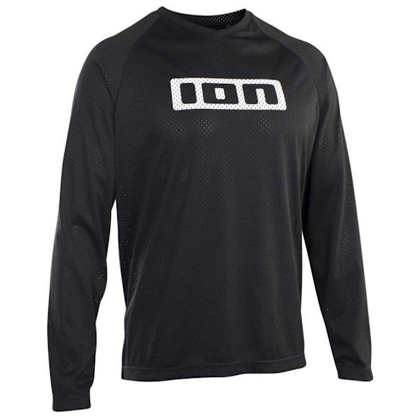 Ion Langærmet T-shirt Logo Sort S Mand