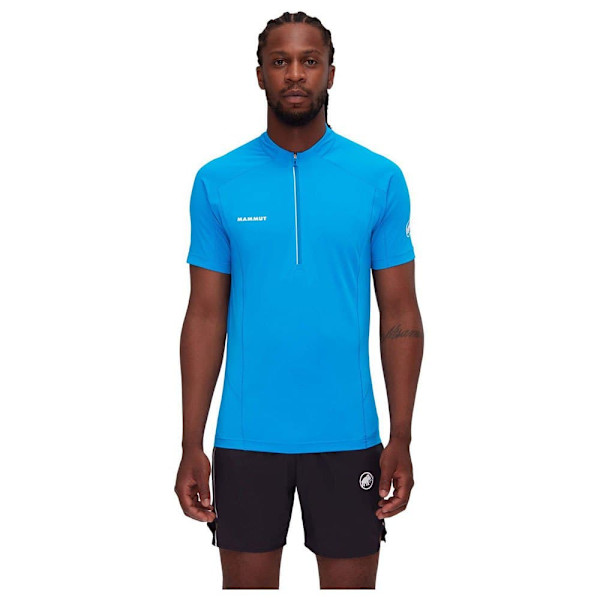Mammut Aenergy Fl Zip T-shirt Med Korte ærmer Blå M Mand