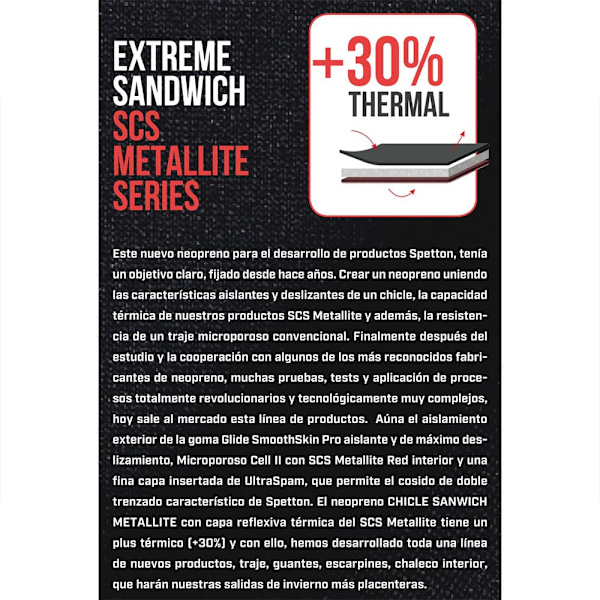 Spetton Extreme 5 Mm Smooth&metallite Dykkestøvler Sort EU 45-47