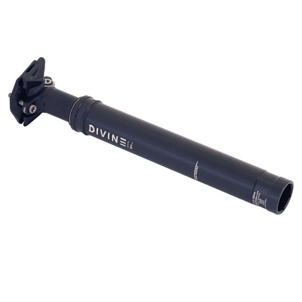 Bikeyoke Divine Sl Rascal Dropper-satulatolppa Hopeinen 285-400 mm / 30.9 mm