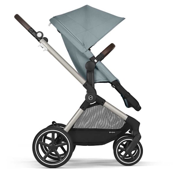 Cybex Eos Lux Lastenvaunut Hopeinen