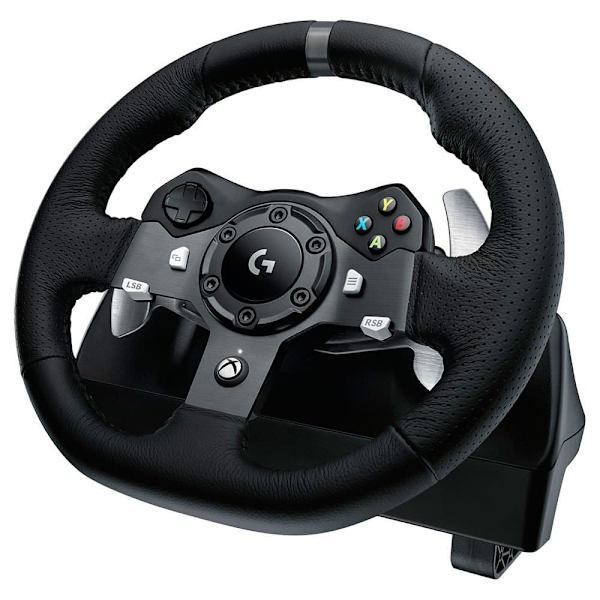 Logitech Hjul+pedaler Driving Force G920 Pc/xbox Sort