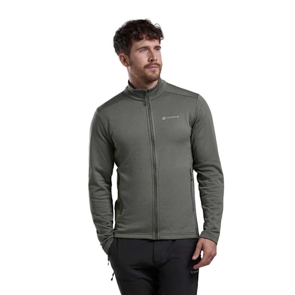 Montane Protium Fleecejacka Med Dragkedja Grå S Man