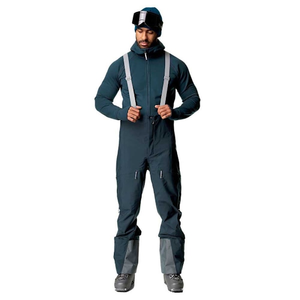 Houdini Mono Air Fleecejakke Med Hætte Blå 2XL Mand