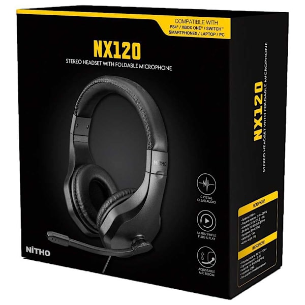 Nitho Gaming Headset Nx120 Sort