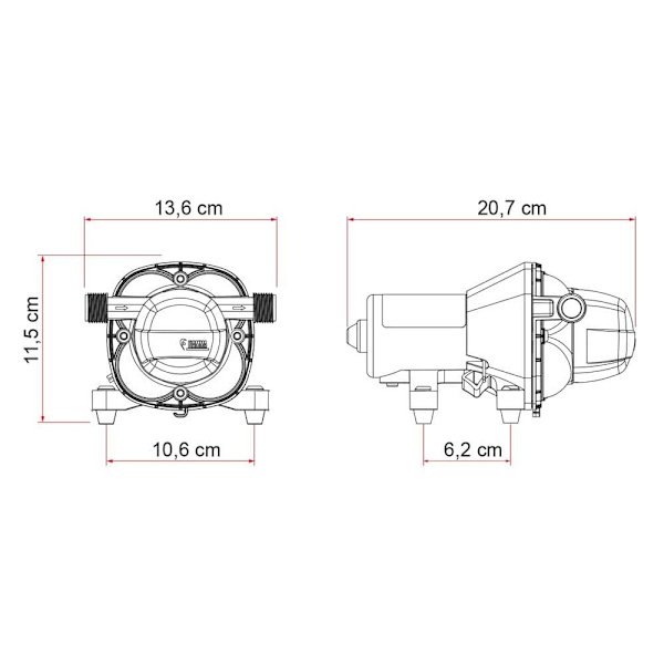 Fiamma Aqua F 12v 13l Vandpumpe