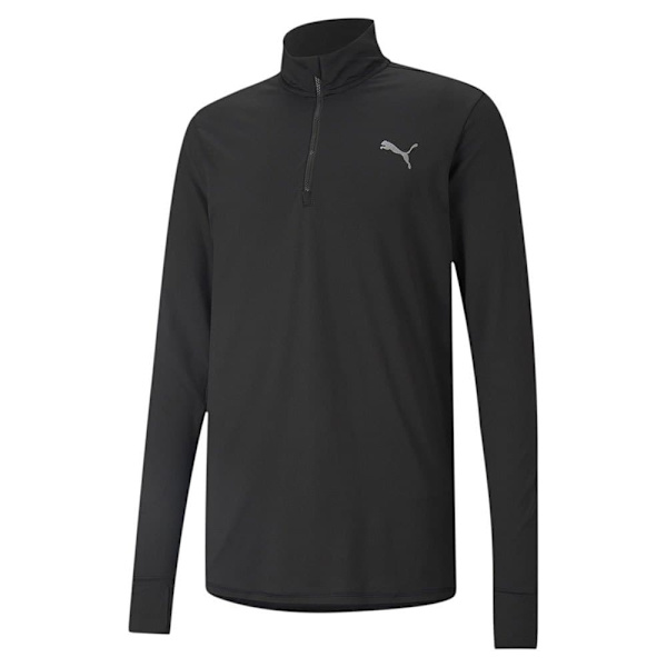 Puma Langærmet T-shirt Run Favorite 1/4 Zip Sort XL Mand