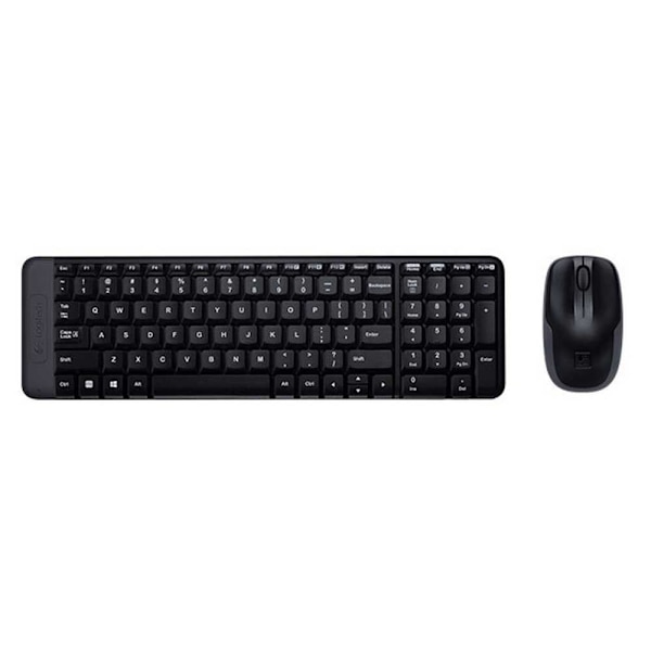 Logitech Trådløst Tastatur Og Mus Mk220 Sort Spanish QWERTY