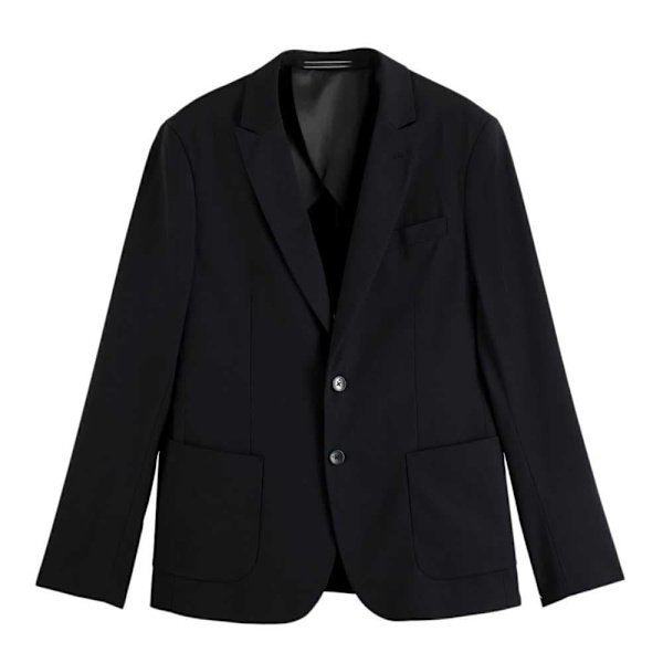 Scotch & Soda Core Unconstructed Peak Lapel Blazer Sort XL Mand