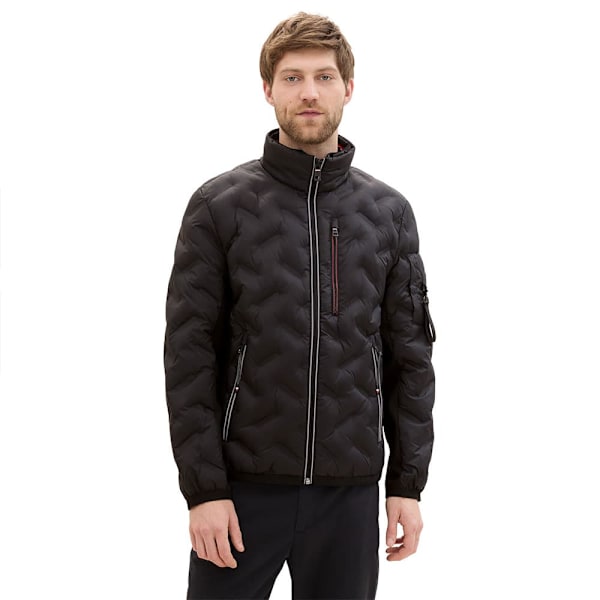 Tom Tailor Decorative Hybrid Jacka Svart L Man
