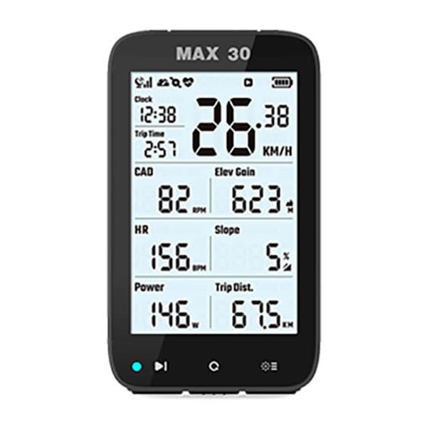 Shanren Cykelcomputer Max 30 Smart Gps Ant+/bluetooth Transparent