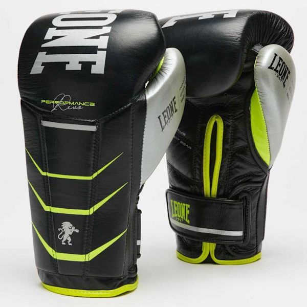 Leone1947 Boksehandsker I Kunstlæder Revo Fluo Sort 12 oz