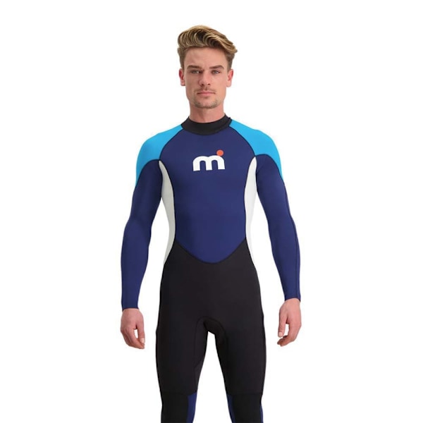 Mistral Langærmet Neoprendragt Med Lynlås Bagpå Breeze 3/2 Mm Blå S