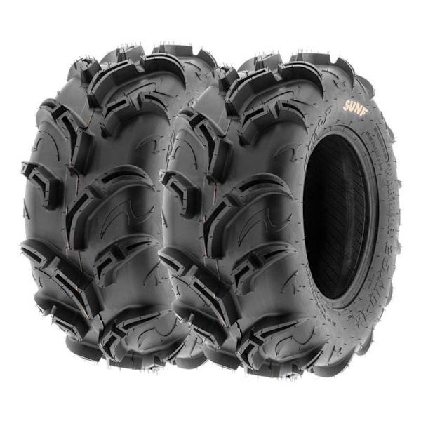 Sun-f Atv Däck A-048 Tl 70j Silver 27 X 11 / R12
