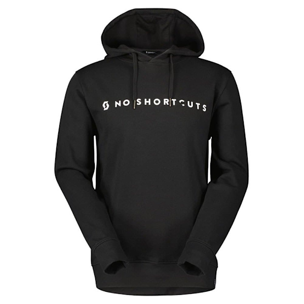 Scott No Shortcuts Hættetrøje Sort S Mand