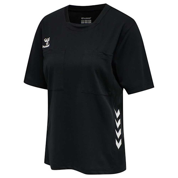 Hummel Kortærmet T-shirt Referee Chevron Sort M Kvinde
