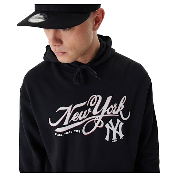 New Era Hættetrøje New York Yankees Mlb Retro Graphic Sort XL Mand