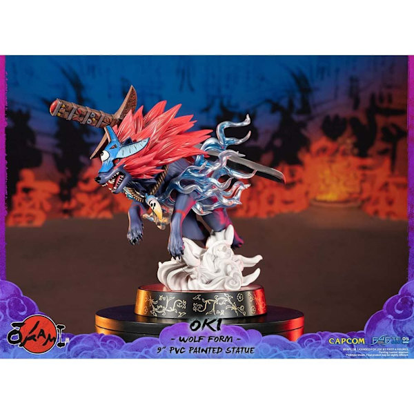 First 4 Figures Wolf Form Standard Edition Okami Oki Monivärinen