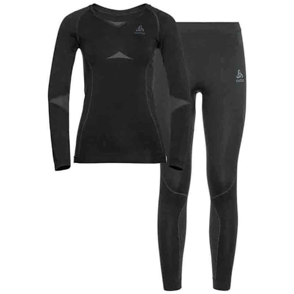 Odlo Sæt Performance Evolution Warm Sort XS Kvinde