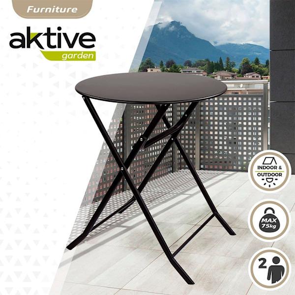 Aktive Bord Redonda 60x70 Cm Sort