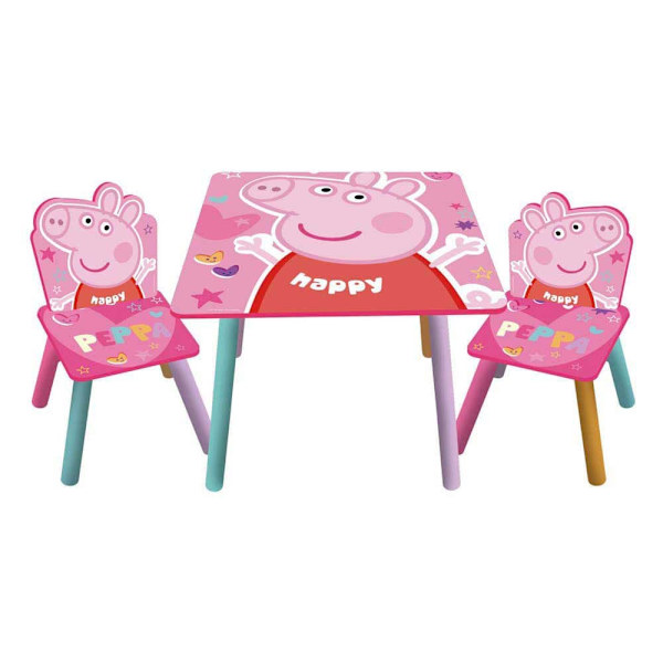 Peppa Pig Stol Set Rosa