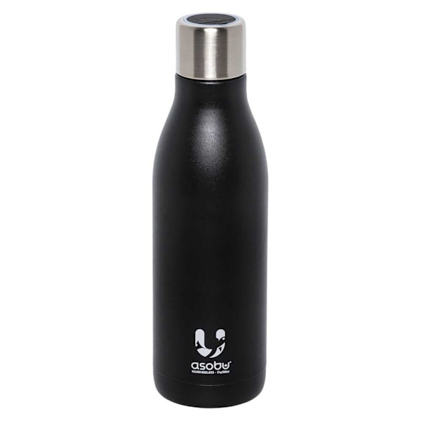 Asobu Uv-ljus Termisk Flaska 500ml Svart