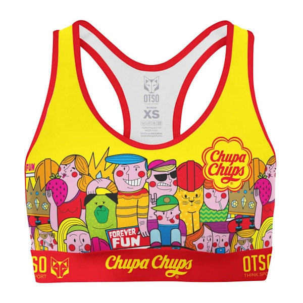 Otso Sport Top Chupa Chups Forever Fun Gul L Kvinna