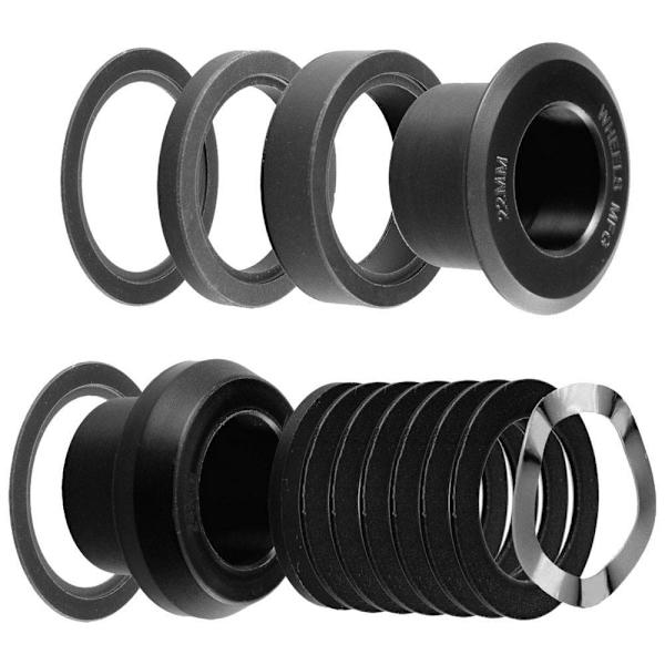 Wheels Manufacturing Bb/pf30 Universal Adapter For 22/24 Mm (sram. Truvativ) Svart