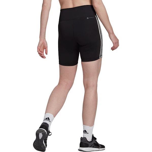 Adidas Kort Strumpbyxor Essentials 3 Stripes High-waisted Svart S Kvinna