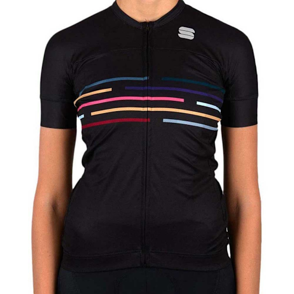 Sportful Kortærmet Jersey Velodrome Sort S Kvinde
